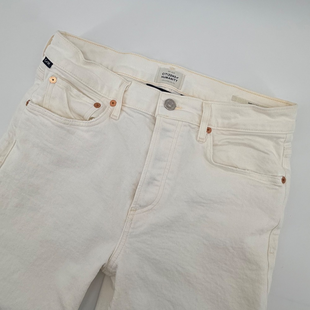Citizens of Humanity Emerson Jeans Womens 26 White Slim Boyfriend Premium‎